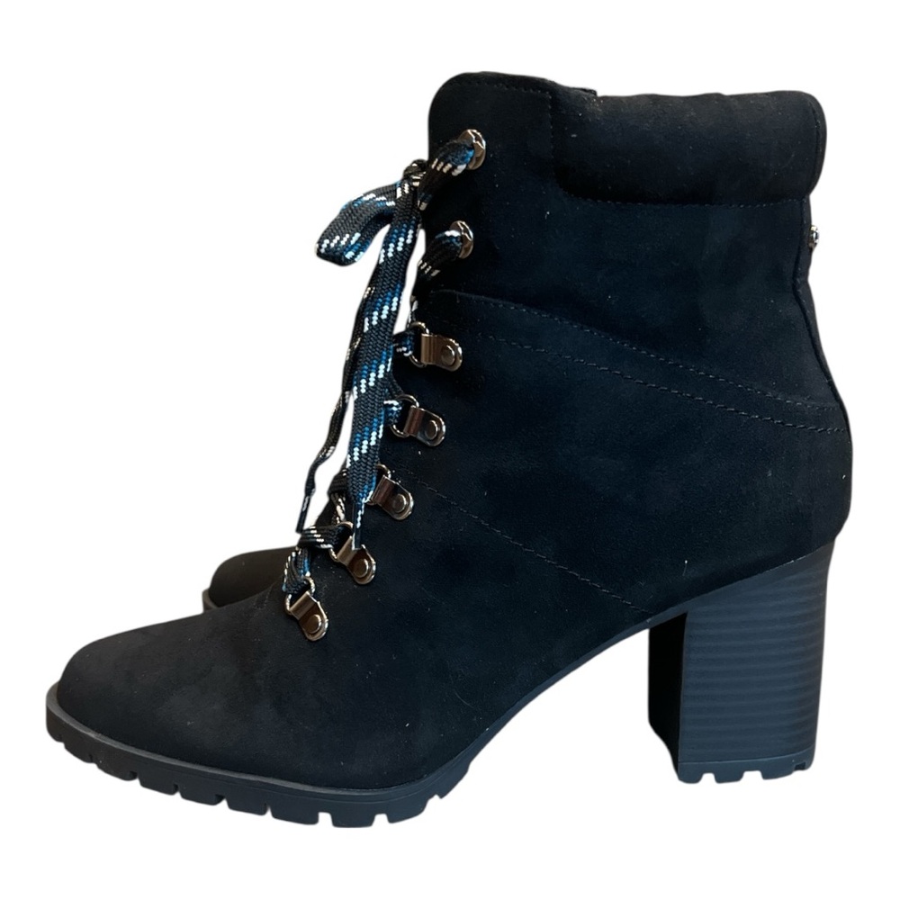 Kelly & Katie Yustin Black Lace Suede’s Bootie SZ 10 New